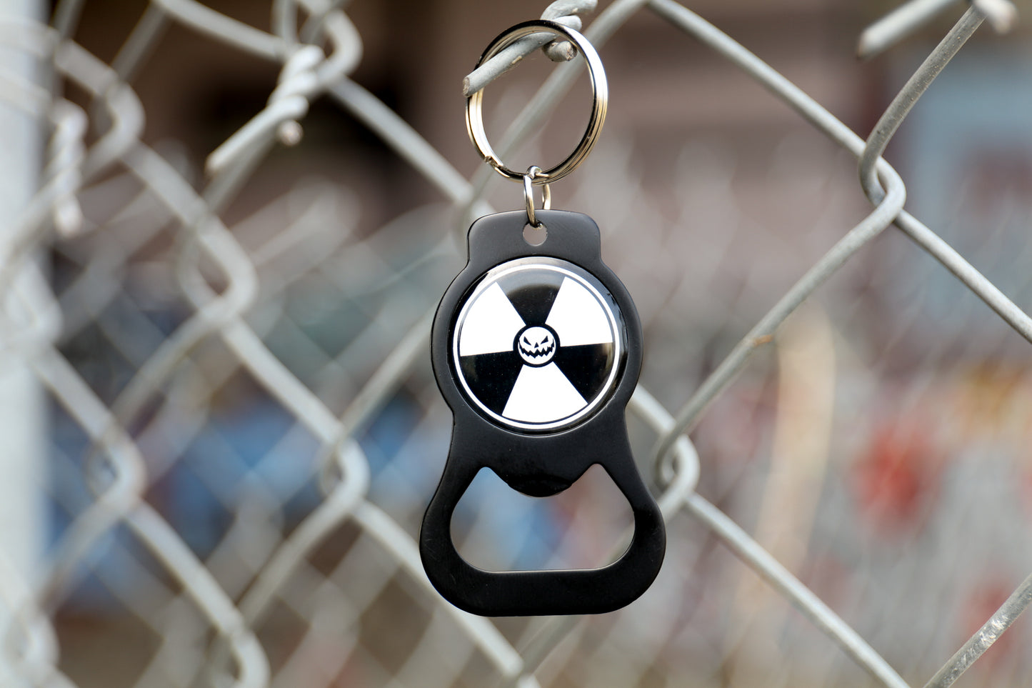 Radioactive Bottle Opener Keychain