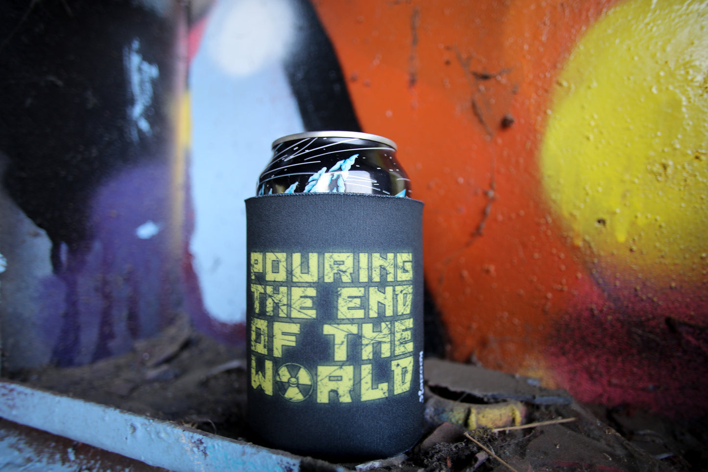 Pouring The End Of The World Koozie