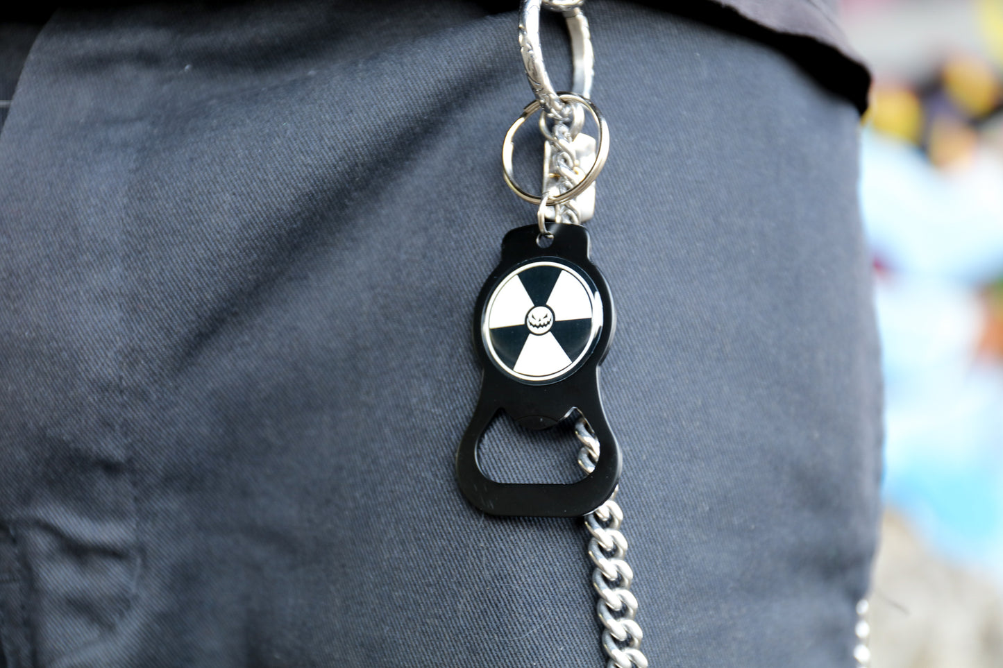 Radioactive Bottle Opener Keychain