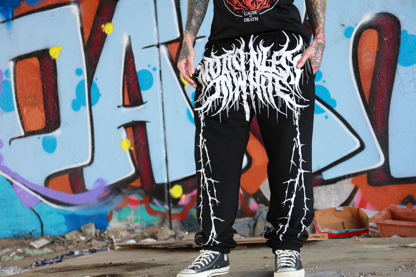 Caught In The Thorns Sweatpants (Black)