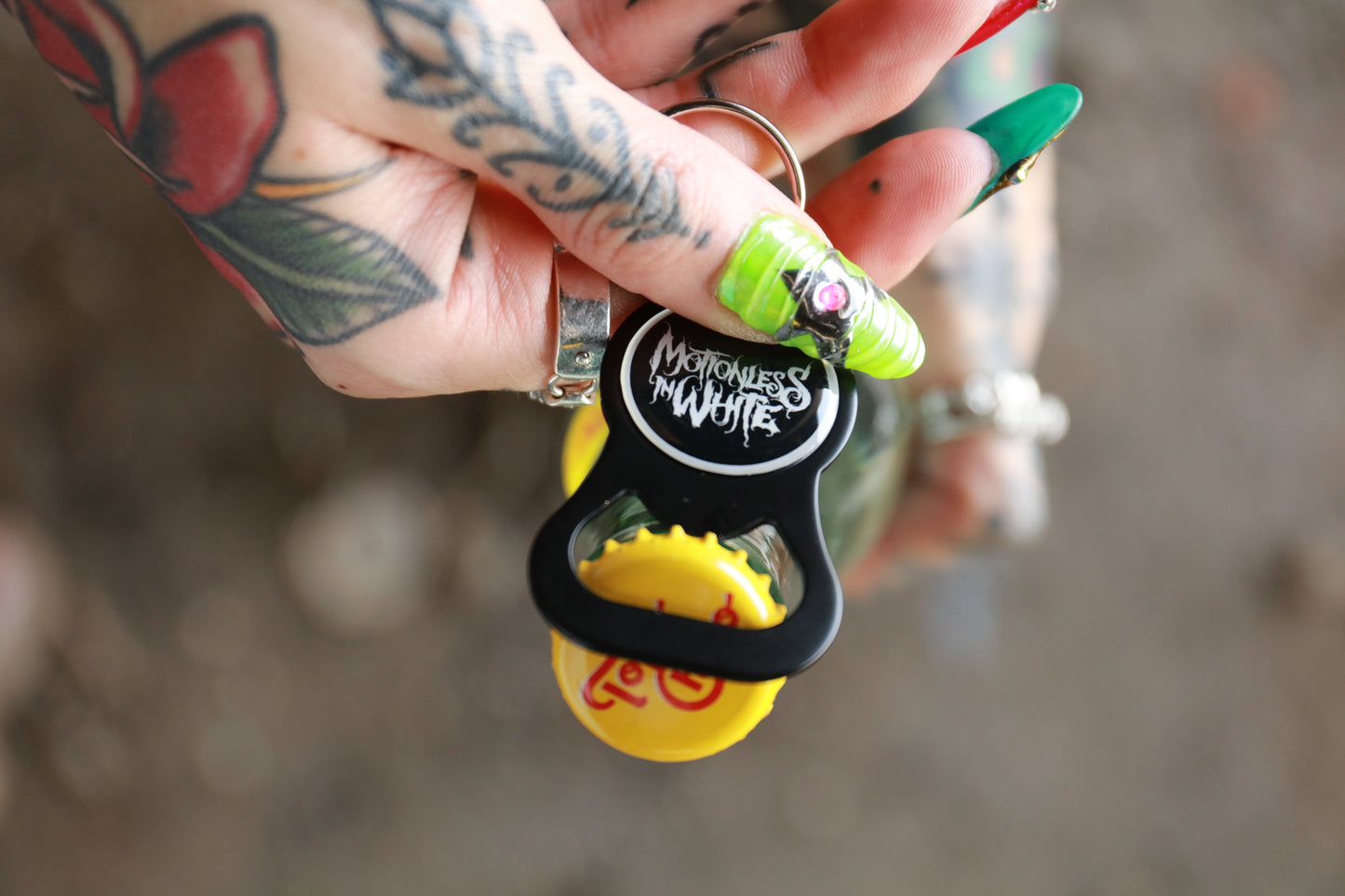 Radioactive Bottle Opener Keychain