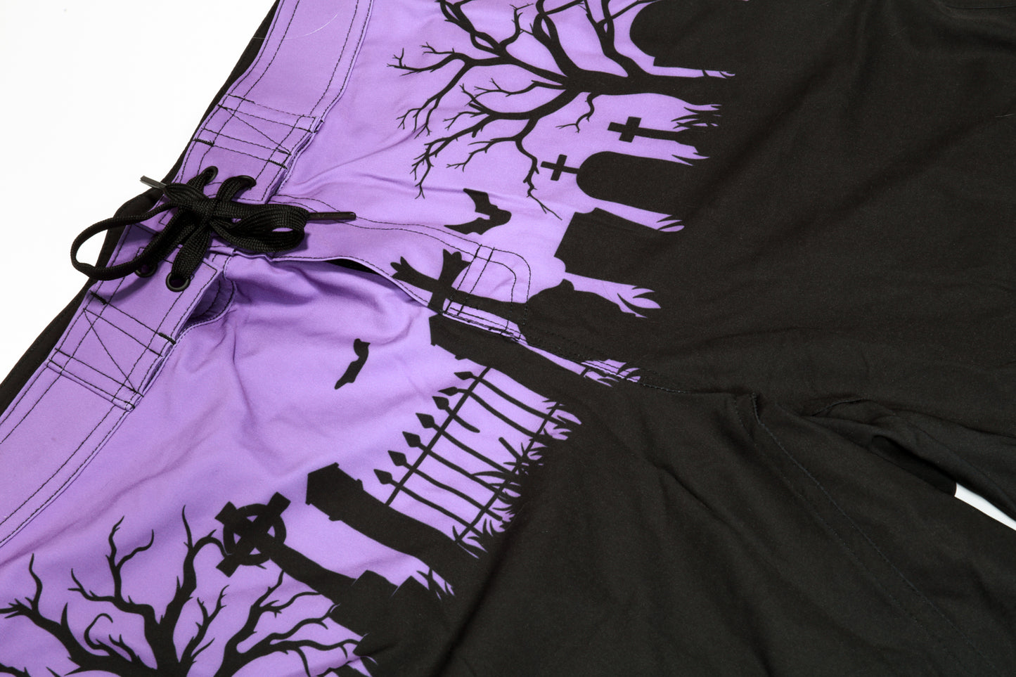 Graveyard Board Shorts (Black)