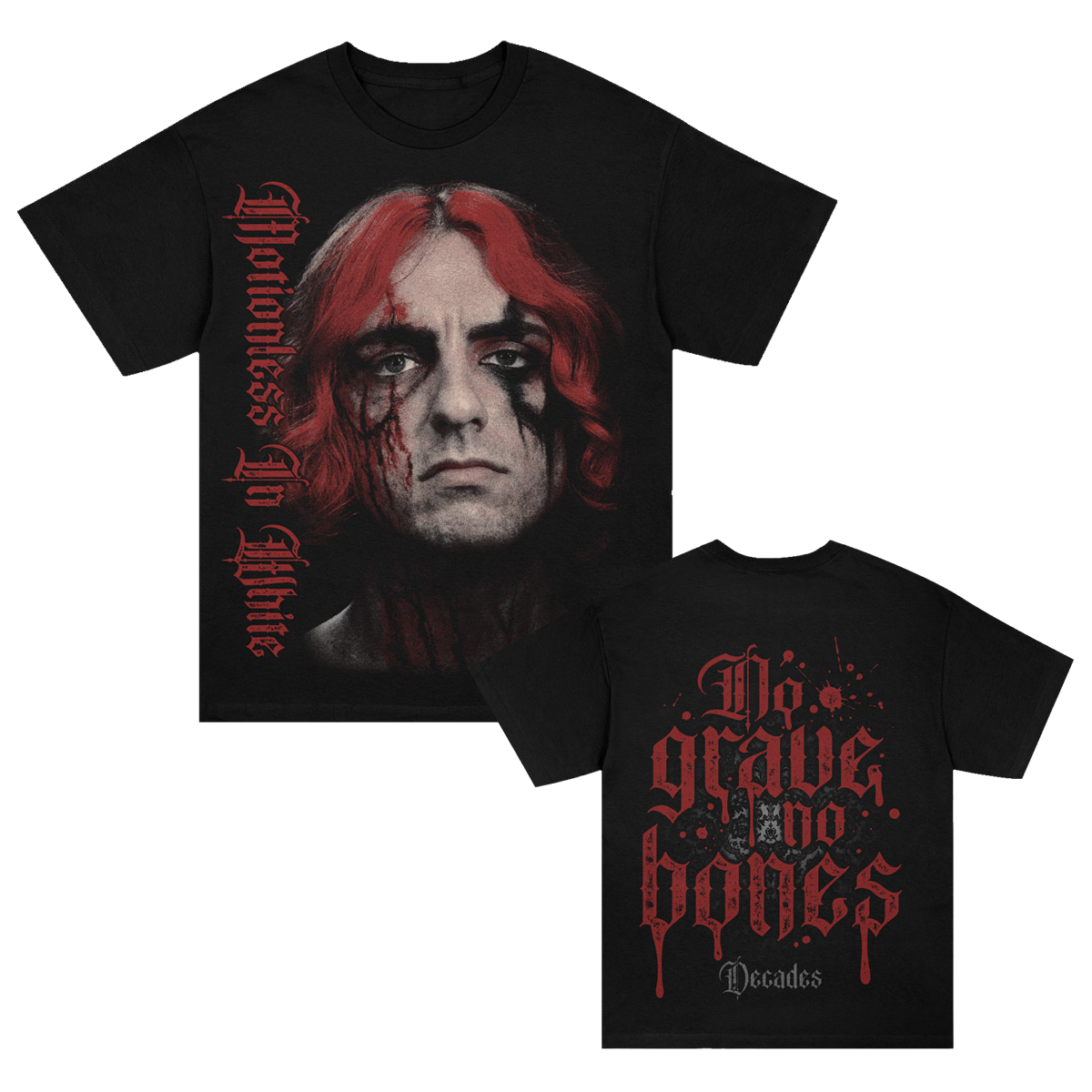 Vinny Decades T-Shirt (Black) – Motionless In White