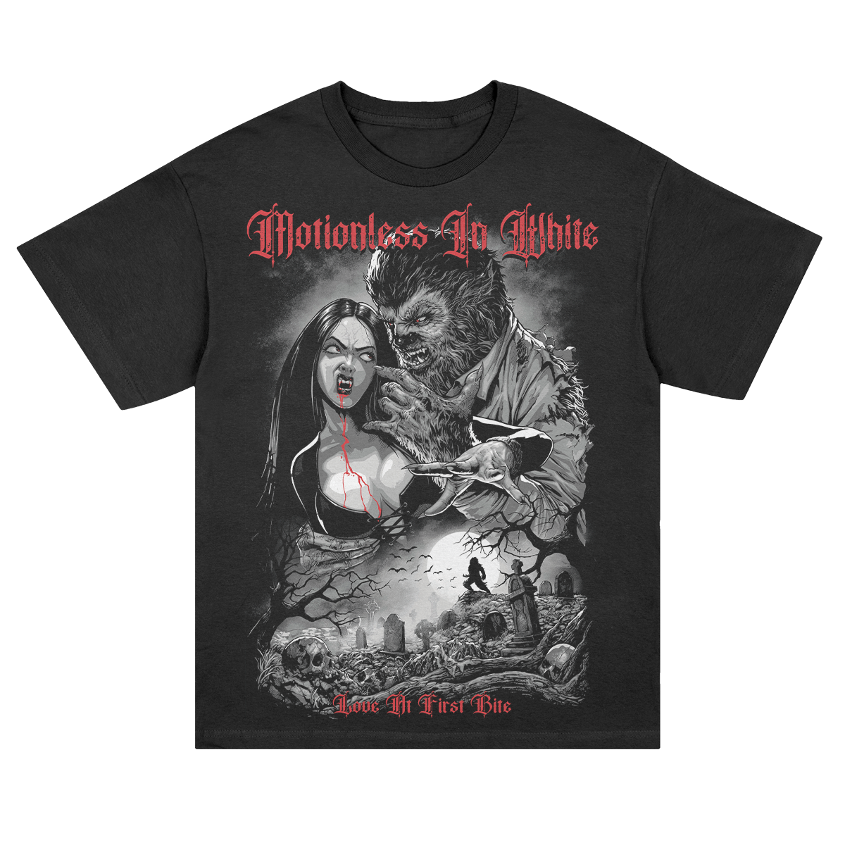 Love At First Bite T-Shirt (Black)