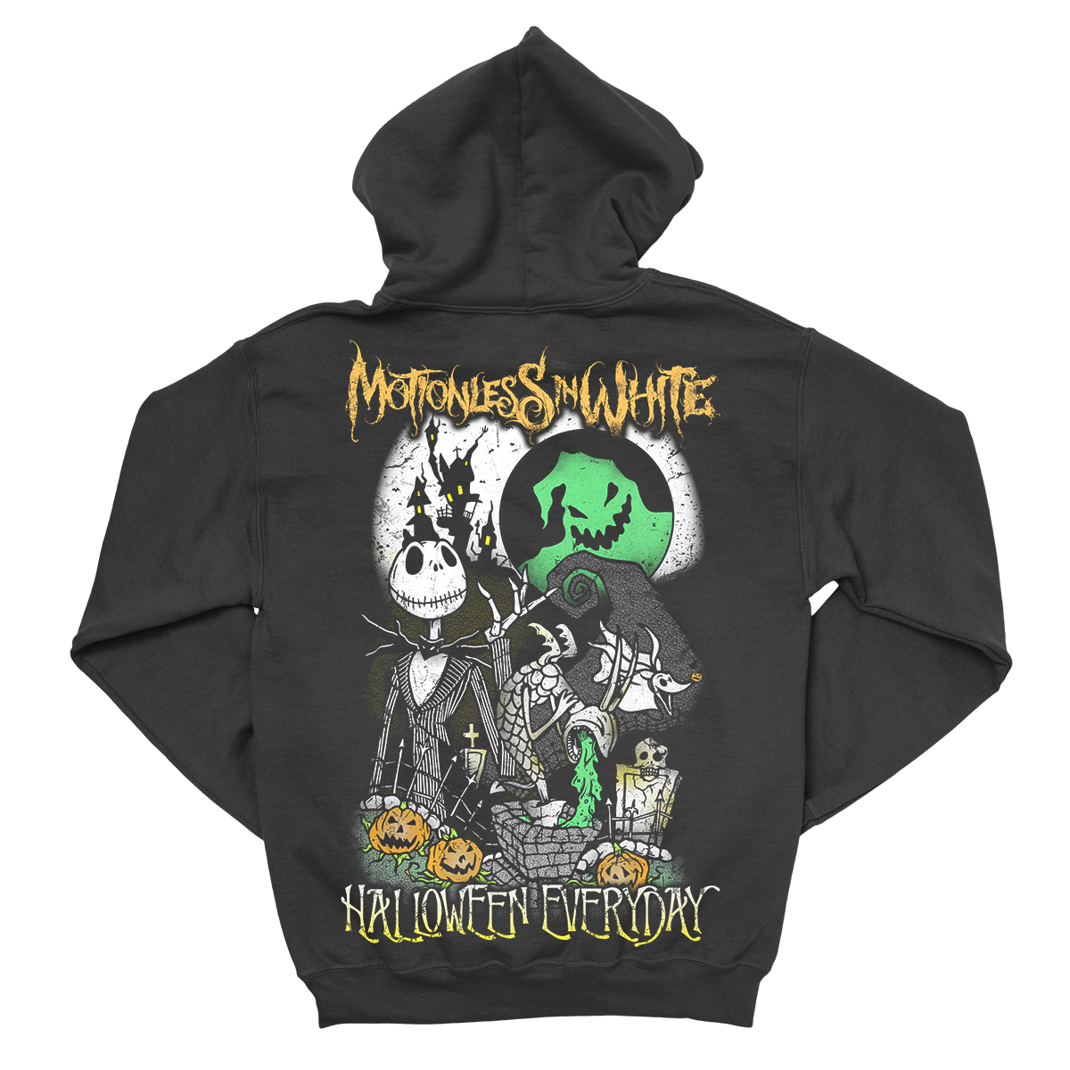 Halloween Everyday Oogie Pullover Hoodie (Black)