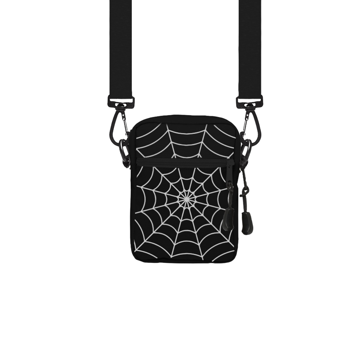 Spider Web Crossbody Bag (Black)