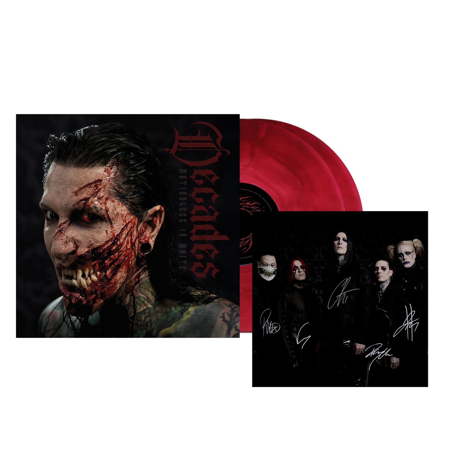 Decades Dark Cover Variant 2xLP w/ Signed Card (Black/Ruby/Tan Galaxy)