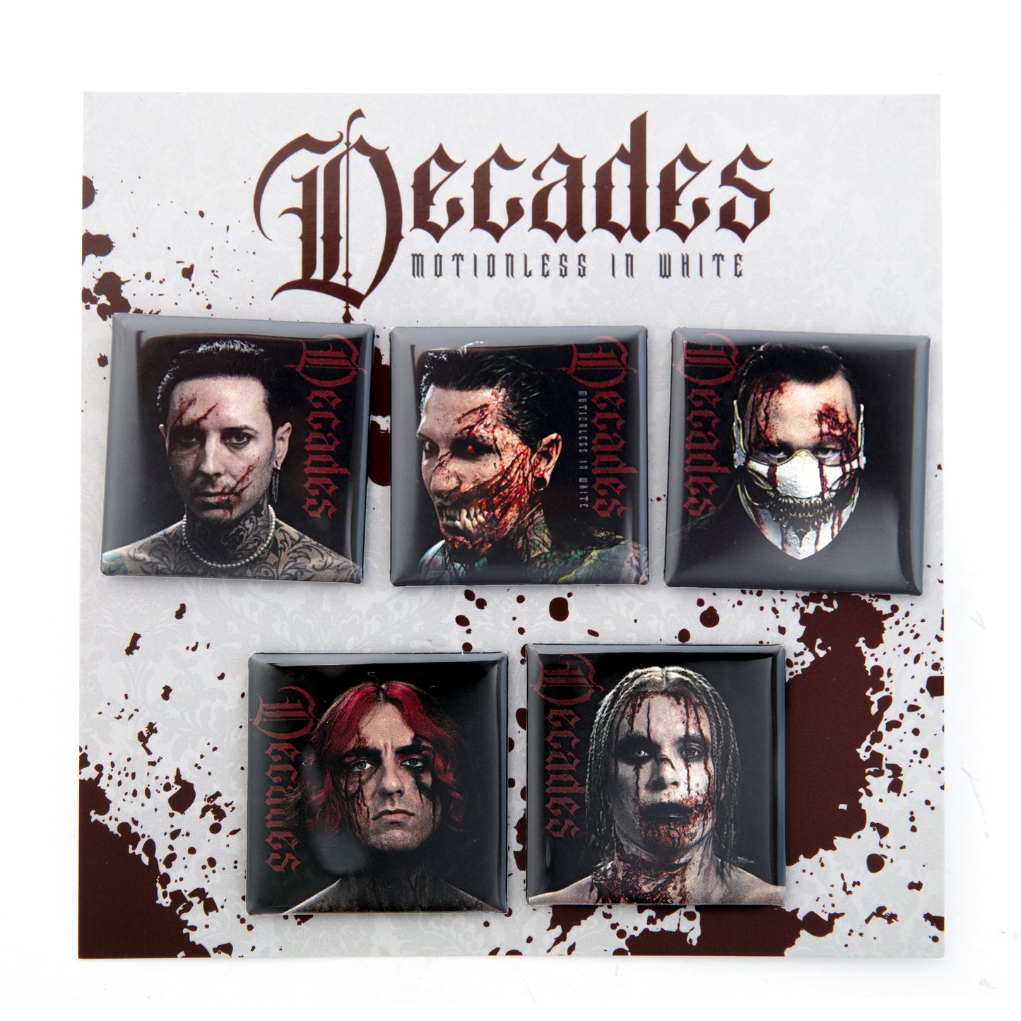 Decades Band Button Pack