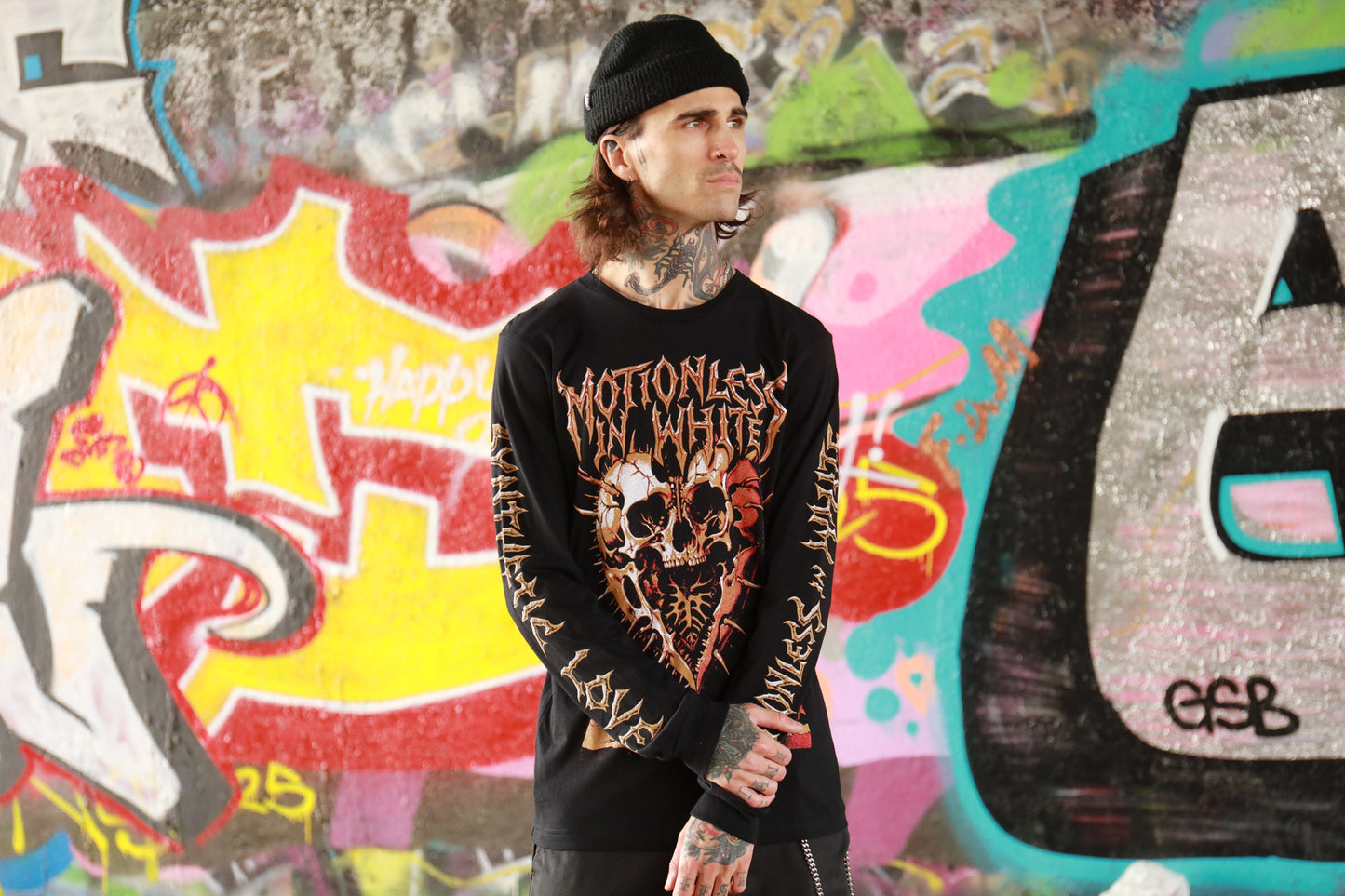 Synthetic Love Long Sleeve Tee (Black)