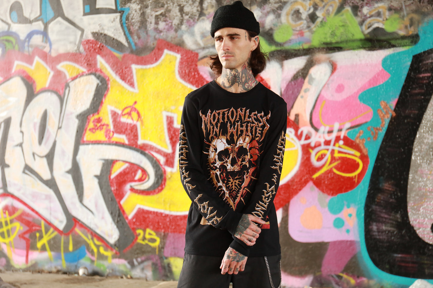 Synthetic Love Long Sleeve Tee (Black)