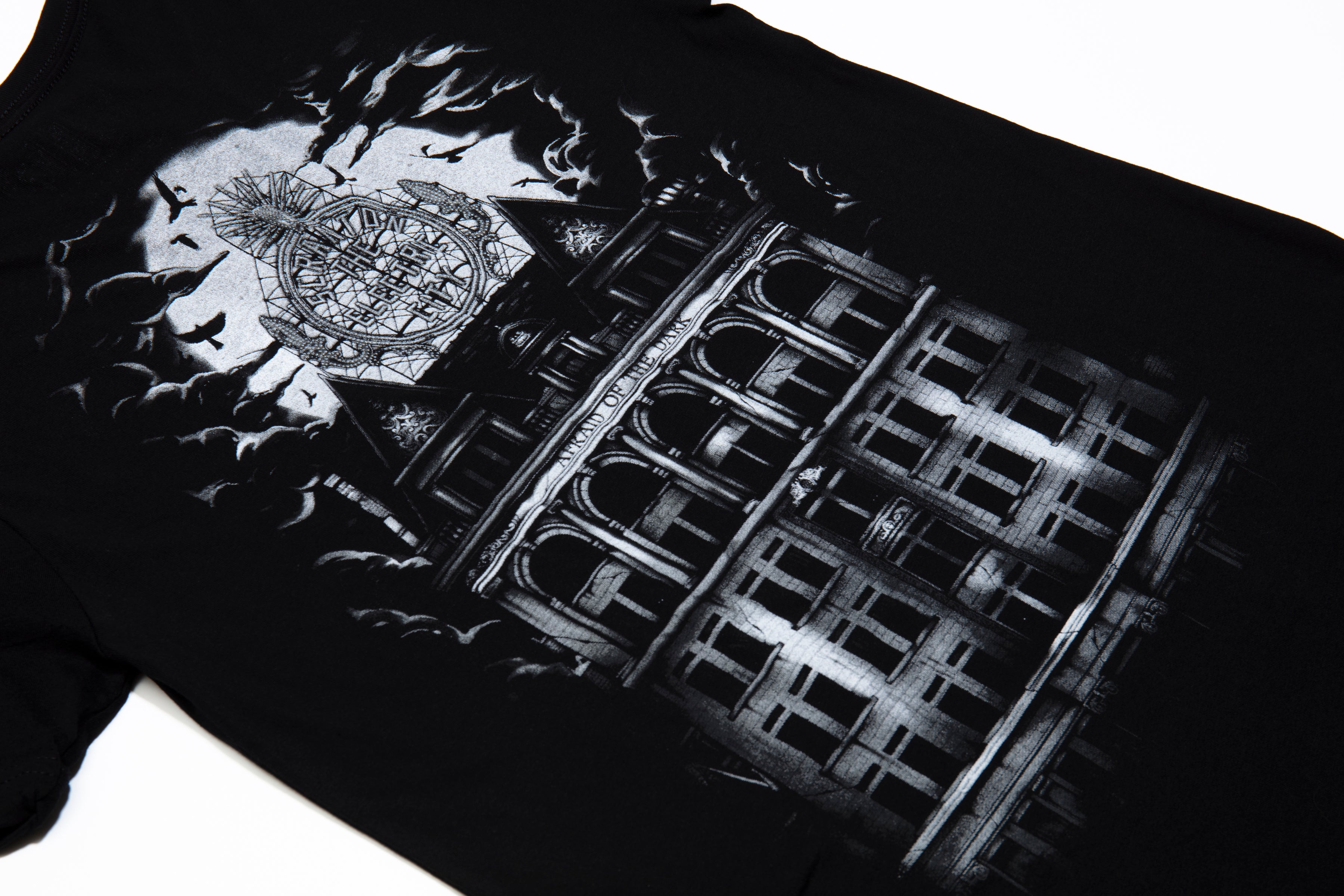 Afraid Of The Dark Poster T-Shirt (Black) – Motionless In White