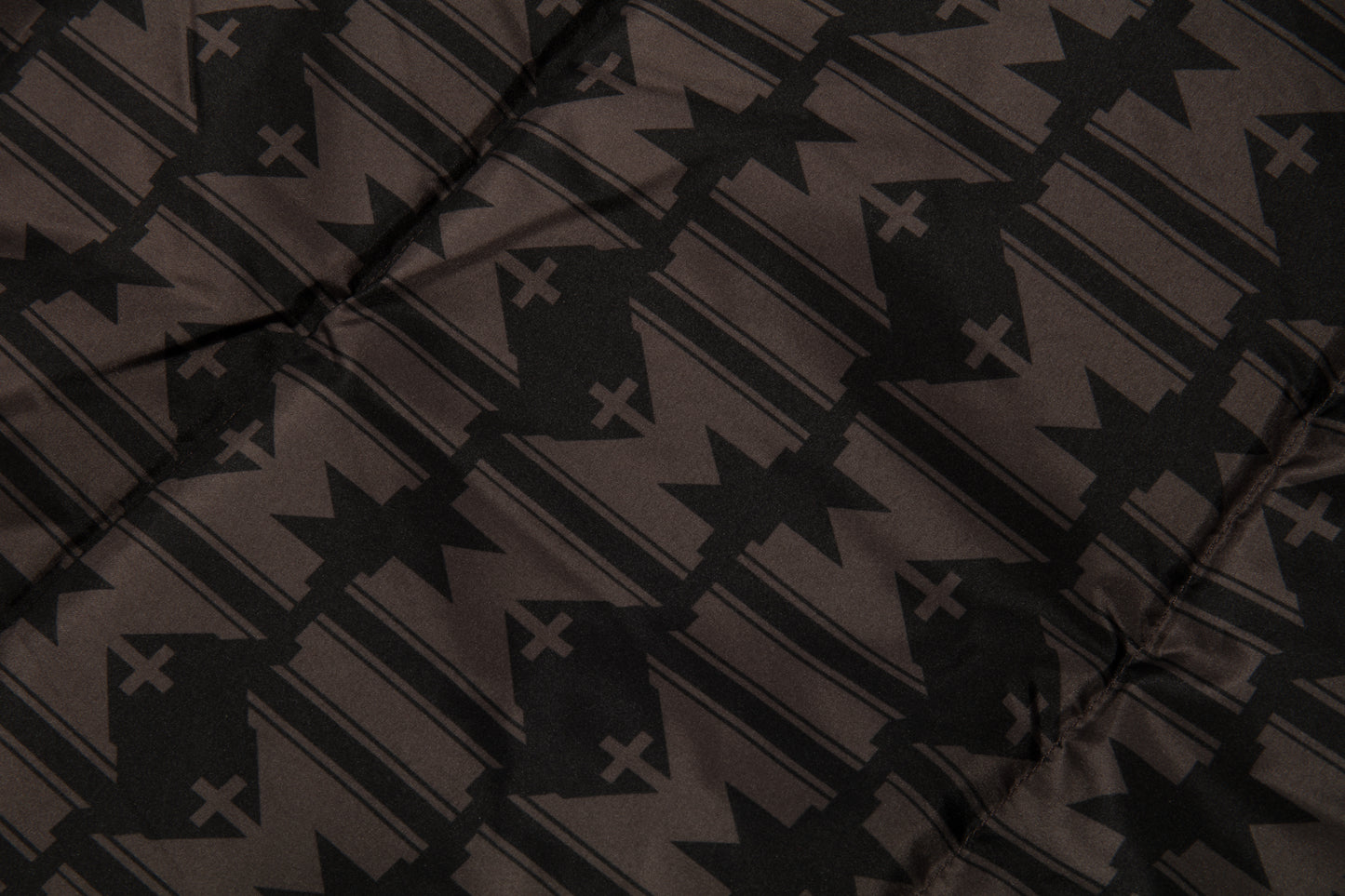 Logo Pattern Down Puffer Jacket (Black)