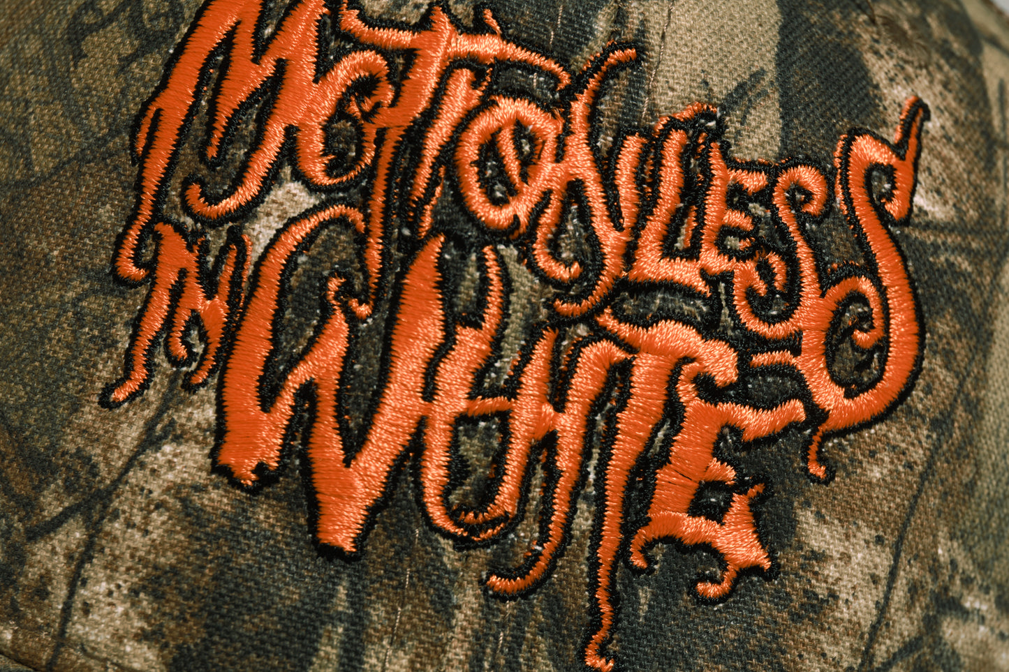 Orange Logo Camo Hat (Real Tree)