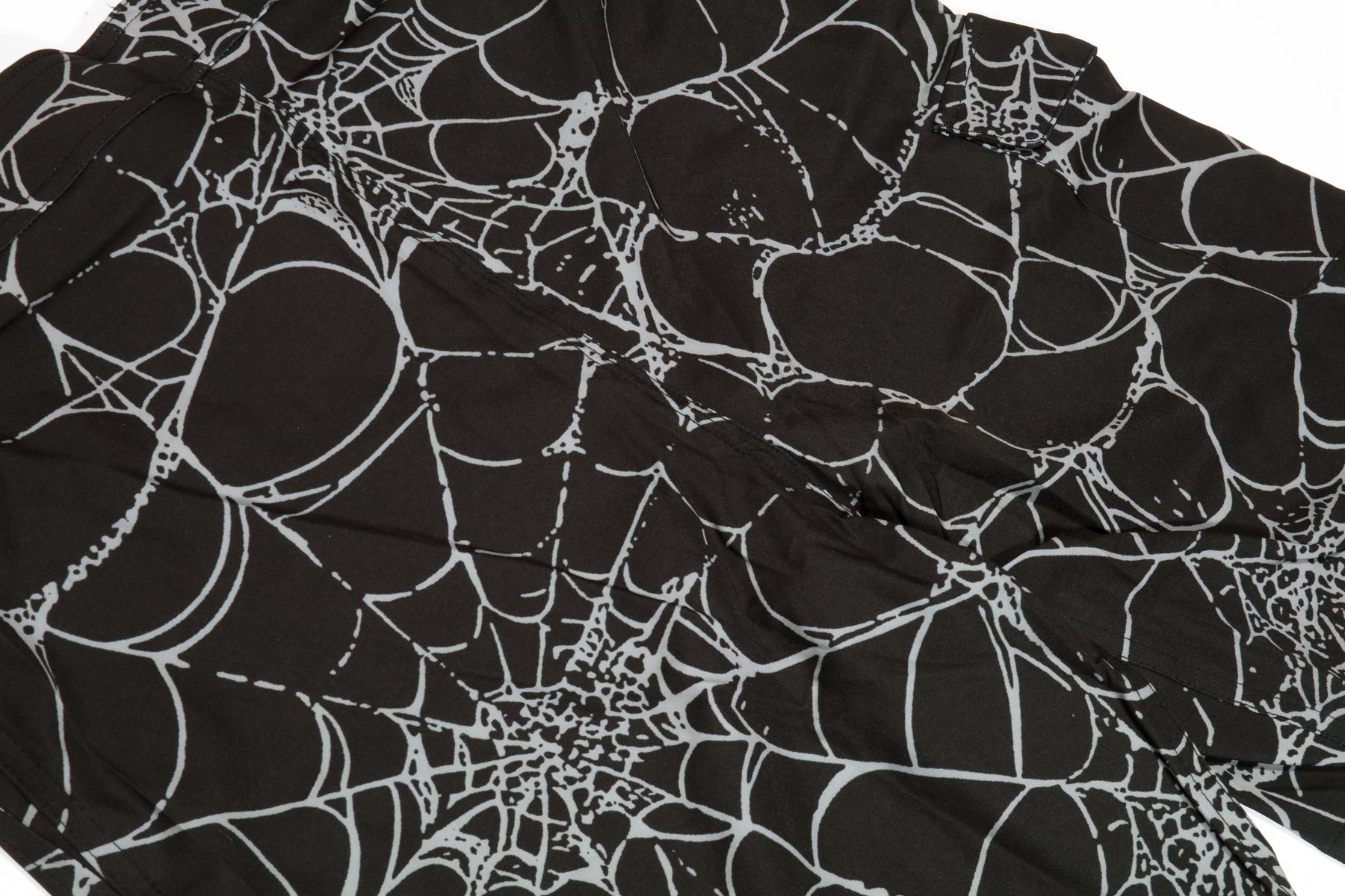 Spiderweb Board Shorts (Black) – Motionless In White