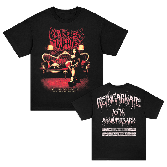 Reincarnate 10 Year Apocalypse Fest T-Shirt (Black)