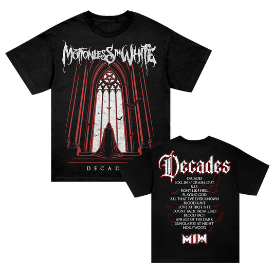 Tracklist Tour Dates T-Shirt (Black)
