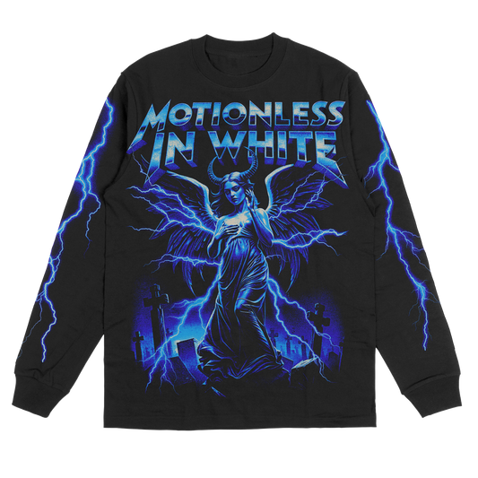 Lightning Long Sleeve Tee (Black)