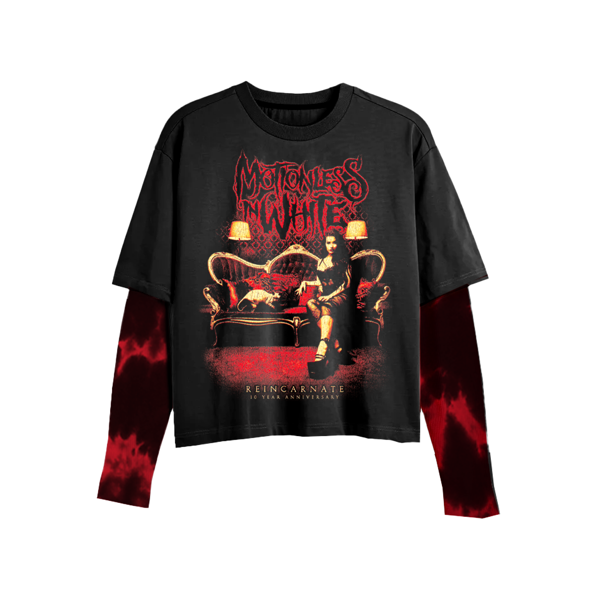 Reincarnate 10 Year 2 Layer Long Sleeve (Black/Dye)