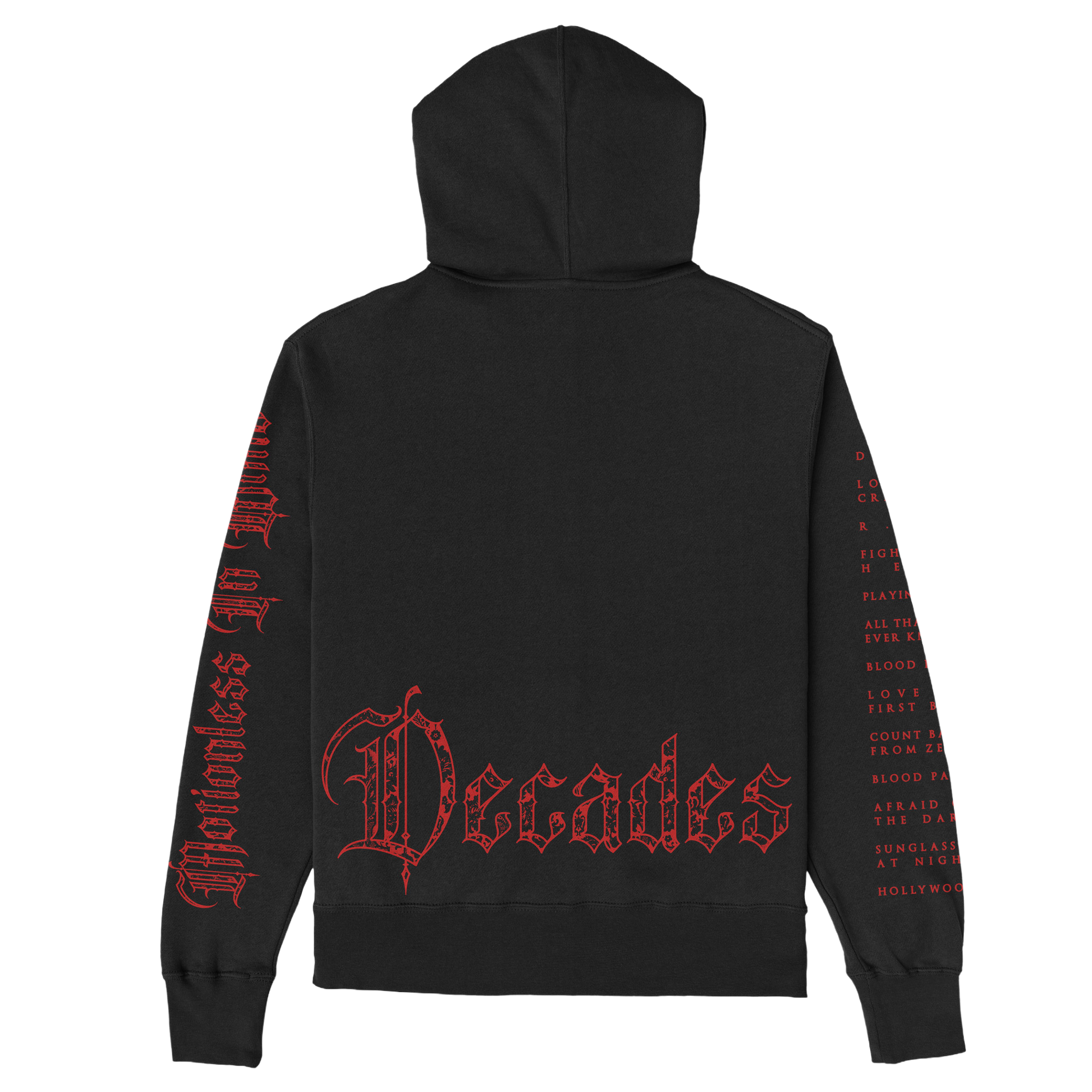 Decades Zip Up Hoodie (Black) – Motionless In White