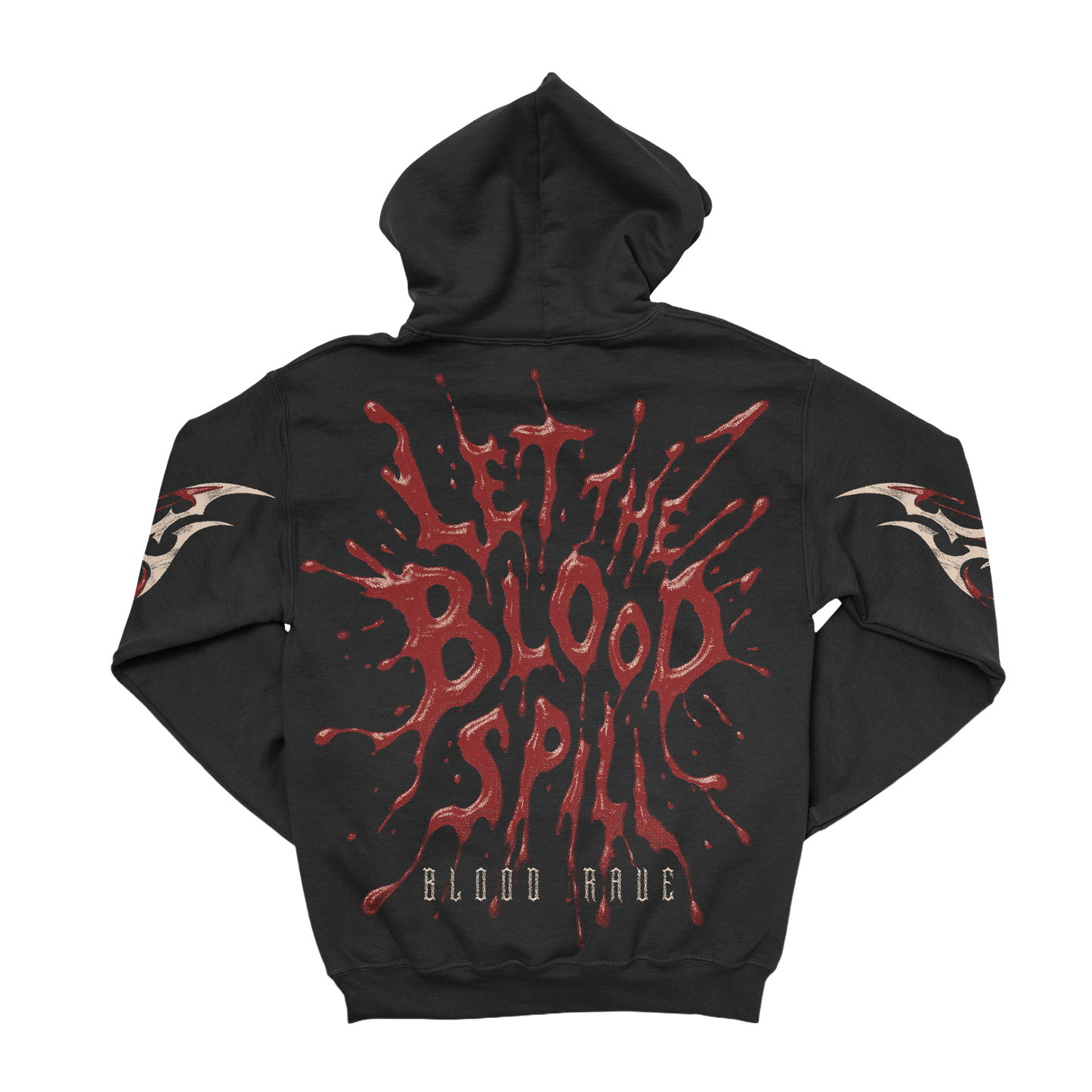 Let The Blood Spill Pullover Hoodie (Black)