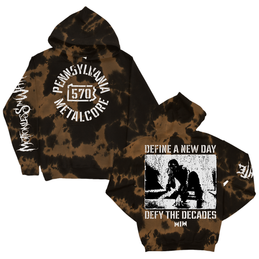PA Metalcore Pullover Hoodie (Bleach Dye)