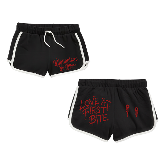 Love At First Bite Shorts (Black/White)