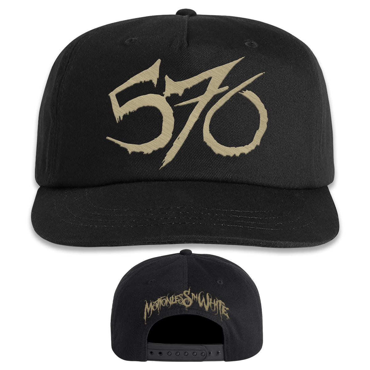 570 Snapback Hat (Black)