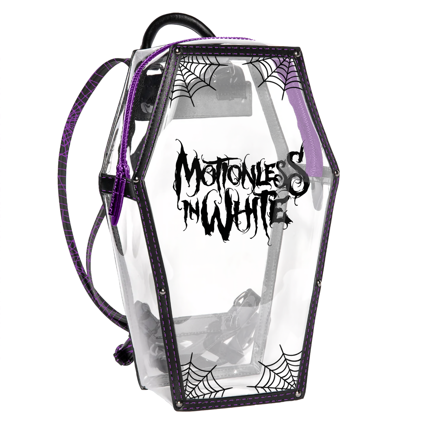 Spiderweb Logo Coffin Bag (Clear)
