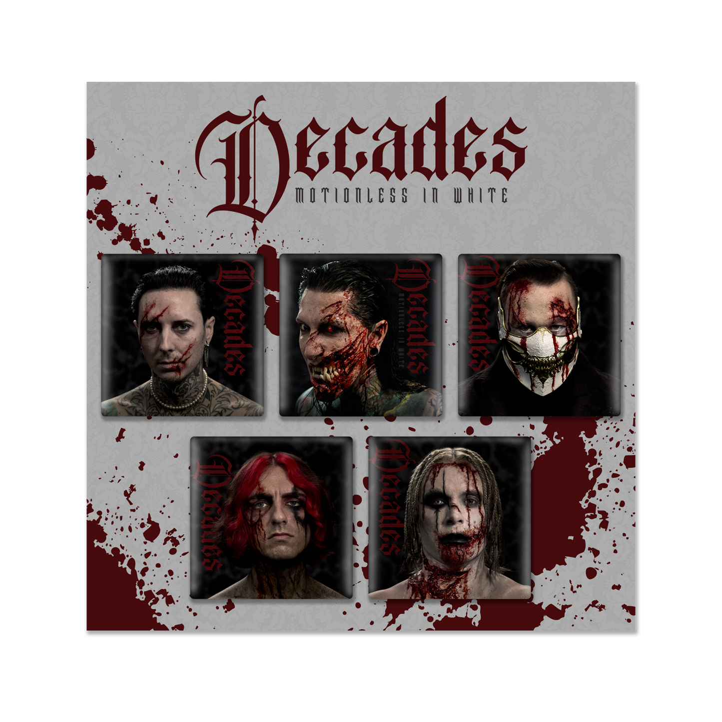 Decades Band Button Pack