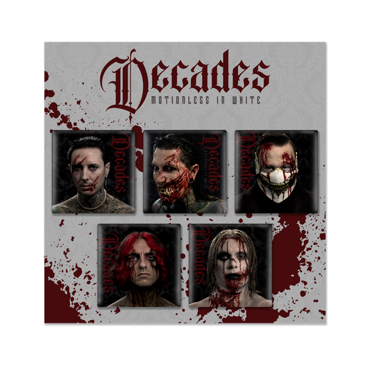 Decades Band Button Pack