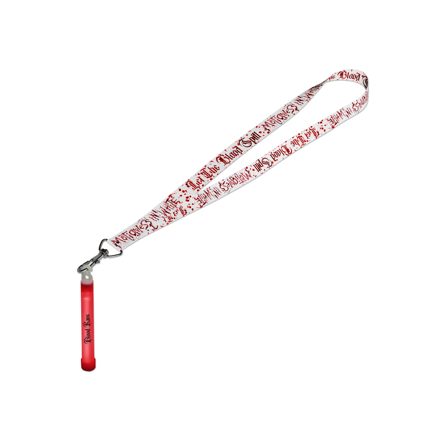 Blood Rave Lanyard And Glow Stick Bundle