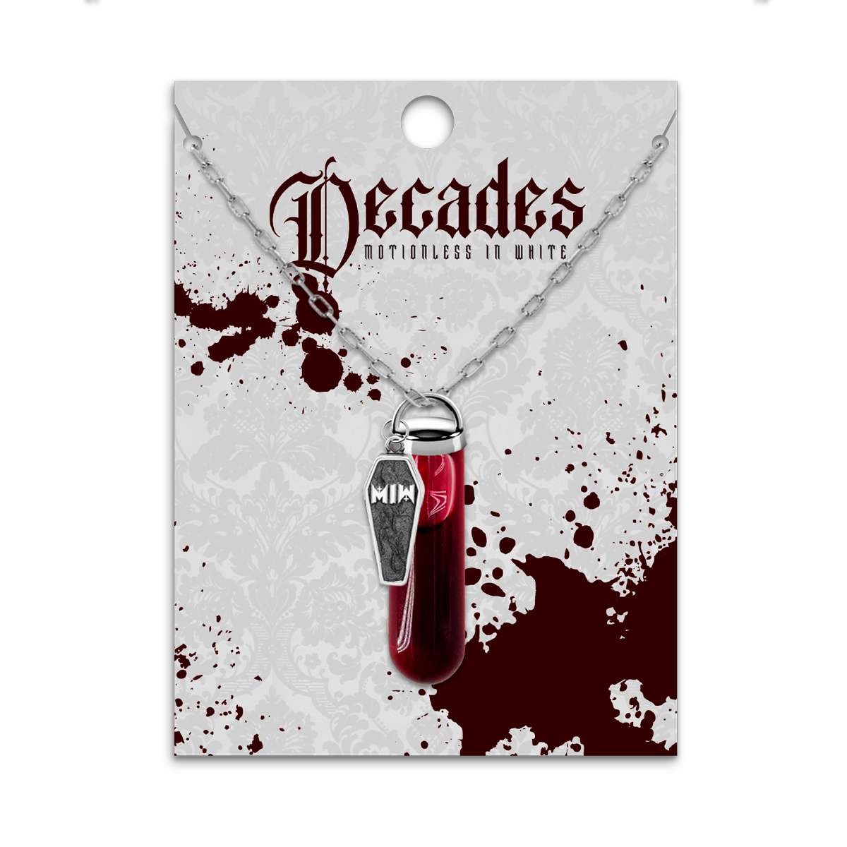 R.I.P. Blood Vial Necklace